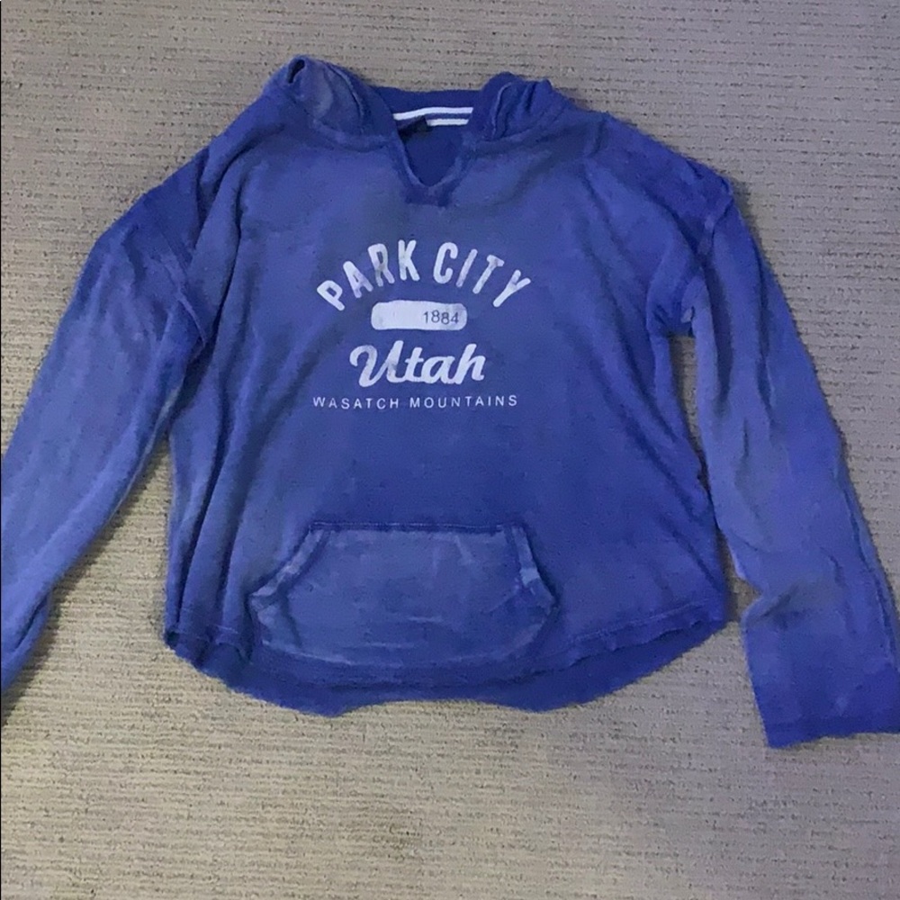 “park city utah” sweatshirt. :)